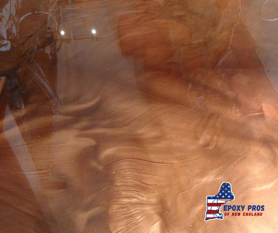 metallic epoxy floor new england