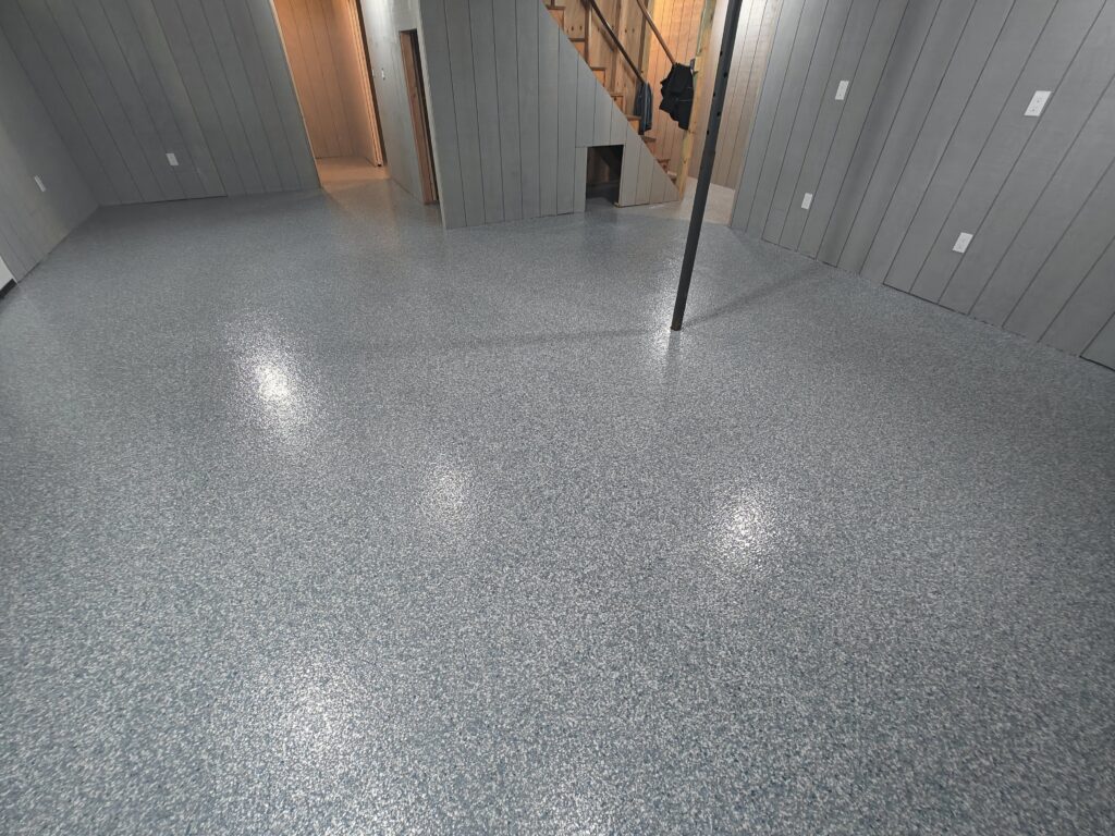 basement Garage epoxy flooring near me