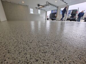 800 sq ft of Submarine Flake on floor and stem walls in South Berwick, ME-min