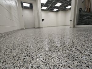 Industrial Epoxy Concrete Coating Biddeford, ME Factory restrooms by Epoxy Pros of New England-min