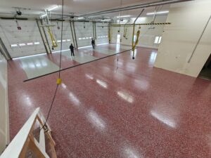 Lamoine Maine Fire Dept Commercial Epoxy Flooring Project by Epoxy Pros of New England-min