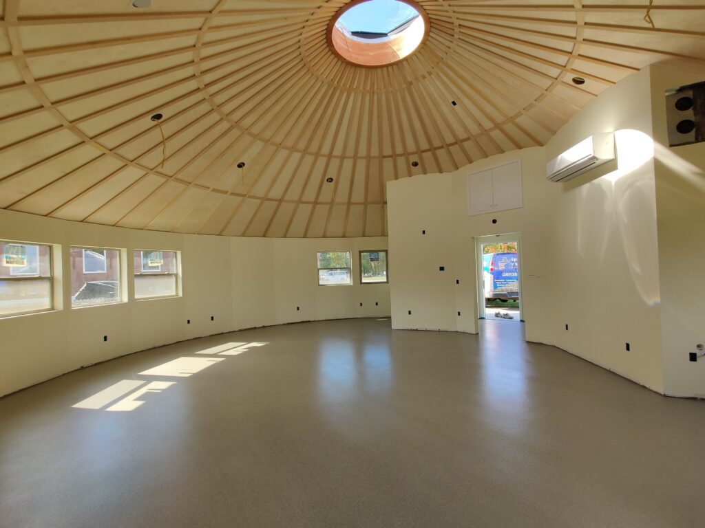 Commercial Space with Decorative Epoxy Flooring in Eliot, ME Quartz Concrete Coatings - Berwick Maine floor coatings-min